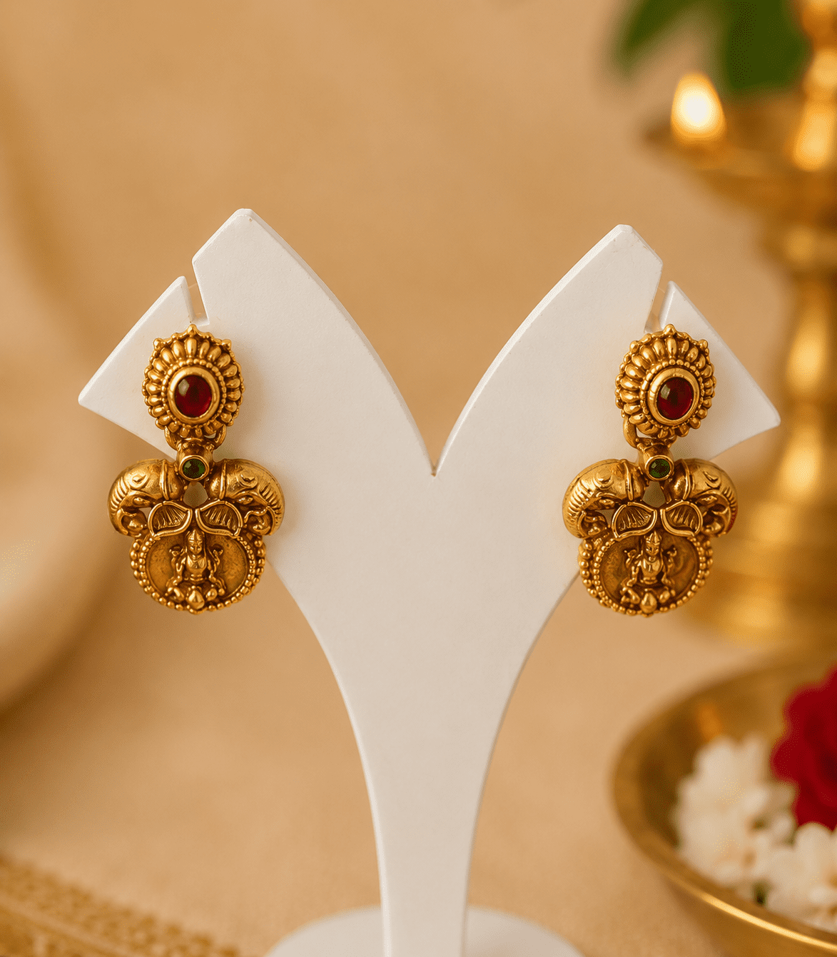 6602 Kasumala with Elephant Design Chocker