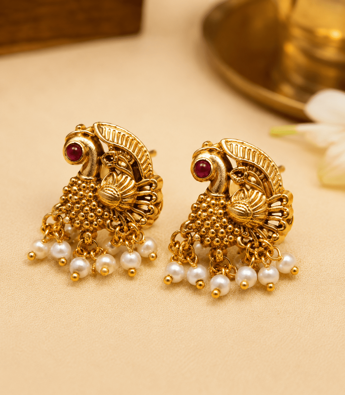 6609-peakcock-design-with-pearl-beads-heavy-chocker