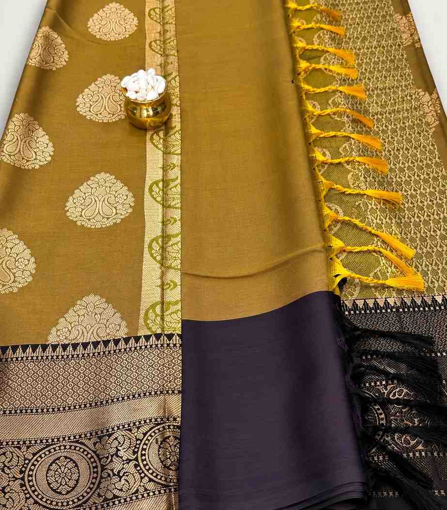 2216-classic-olive-green-kanchipuram-semi-silk-saree-with-contrast-zari-work